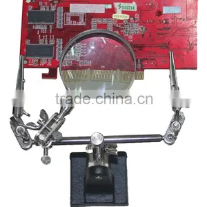 Original BEST 168Z Desktop Magnifying Glass With Clip for Cell Phone SMD Repair Soldering Tool thumbnail-2