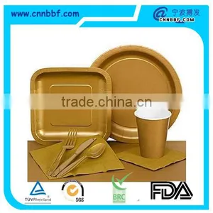 Wholesale Outdoor Disposable Plastic Dinner Tableware Set thumbnail-1