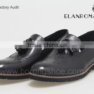 Genuine Leather Casual Tassel Shoes for Men With Black Color Fashion Man Casual Shoe thumbnail-3