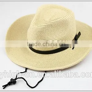 Custom Hand Made Promotional Natural Straw Hats thumbnail-4