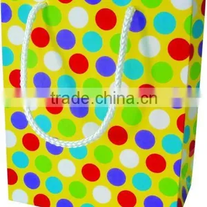 Round Spots Paper Bag thumbnail-1