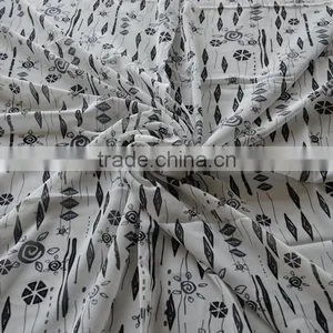Customize-made Classic Printed Fashion Chiffon Fabric for Lady Dress thumbnail-3