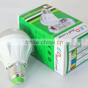 Plastic PC Shell LED Bulbs, 5W 7W Bulb Light, SMD Jiangmen Manufacturer E27 Bulb Lamp thumbnail-1