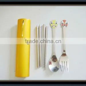 2013 Mini Tableware Set, Camping Tableware Set,silvery Dinnerware Set thumbnail-1