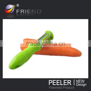Mutifunctional 3 Sides Carrot Grater ,colorful Plastic Handle Peeler thumbnail-1