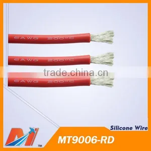 Maytech Insulated Power Silicon Wire 6awg High Flexible Silicone Cable RED Color thumbnail-1