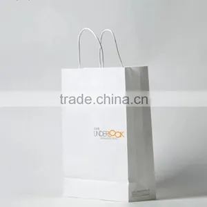 Promotional White Paper Bag Kraft thumbnail-1