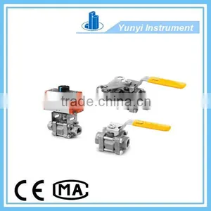 Three-pieces PEEK High Pressure Ball Valve thumbnail-1