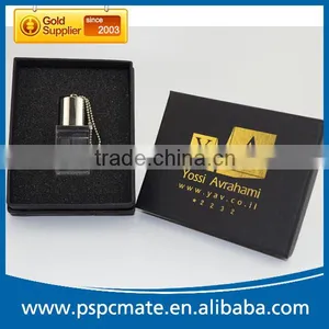 8G 16G 32G Crystal Pen Drive With Light-up Logo thumbnail-1