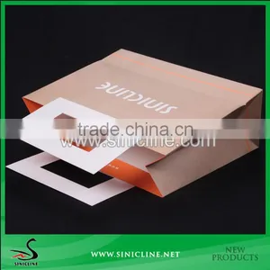 Sinicline Special Handle Design Printed Kraft Bags Factory thumbnail-4