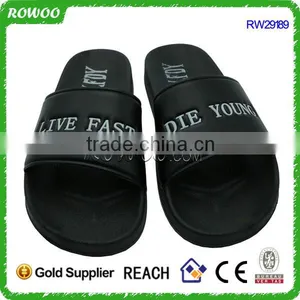 Factory Cheap Big Quantity PVC Comfortable Flat Slide Sandals thumbnail-3