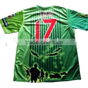 Unique Design Color Green Soccer Jersey With Sublimation Numbers thumbnail-3