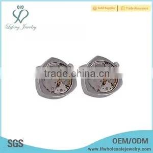 Antique Silver Cufflinks,designer Silver Watch Cufflinks Jewelry thumbnail-1