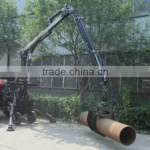 1 Tons 3 Tons Telescopic Crane for Log Trailer With Crane Powered by Diesel Engine thumbnail-5