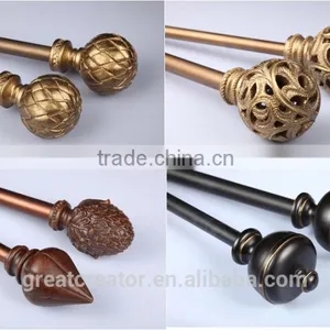 High Quality Designer Wooden Drapery Rods Wooden Curtain Rods From China Manufacturer thumbnail-6