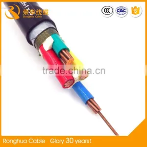 Factory Copper Electric Cable 35mm 300 sq mm 4core Electric Power Cable Armored thumbnail-1