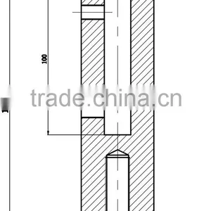 1/2 Inch Stainless Steel304/316 Balcony Balustrade Glass Spigot-YD-BJ03 thumbnail-3