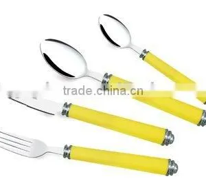 Flatware Set With Plastic Handle T068 thumbnail-1