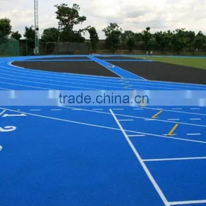 All Weather Athletic Running Track/ Prefabricated Rubber Running Track Surface thumbnail-1