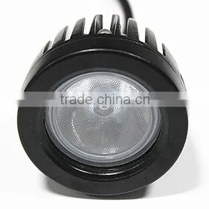 Round 10W LED Work Light 2 Inch 10 Watt Black LED Mini Auxiliary Work Light For Motorcycle Car 4X4 Offroad thumbnail-2