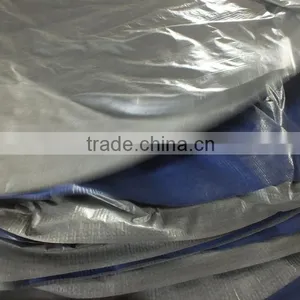 Factory Direct Fabric Tarp PP Sliver/blue Triangle Plastic Rope Waterproof Anti-aging Antioxidant Manufacture Directly Hot Sell thumbnail-3