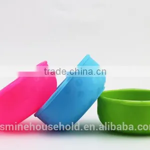 Popular High Quality BPA Free Mini Silicone Suction Bowls for Kids and Babies thumbnail-2