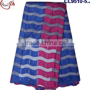 CL9510 Muti Color African French Lace High Quality African Embroidery Tulle Lace Fabric thumbnail-4