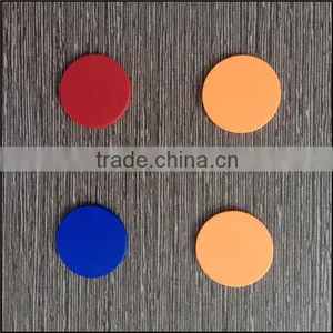 23.2*2MM Colorful Plastic Token Coin / Customized Logo thumbnail-1