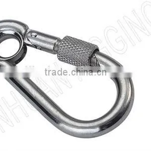 STAINLESS STEEL SNAP HOOK WITH EYELET AND SCREW thumbnail-1