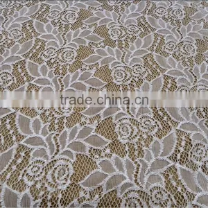 TH-8881 Newest Strech Nylon Lace Fabric Small Leaf Flower Design With Shiny thumbnail-2