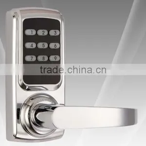 New Zinc Alloy Handle Push Button Digital or Key Code Door Locks thumbnail-1