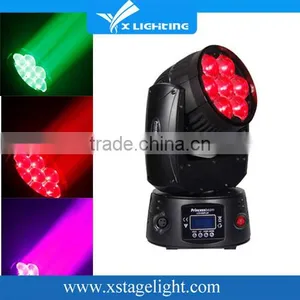 Best Price 7*12w Zoom Moving Head Light RGBW 4IN1led Moving Head Light thumbnail-1