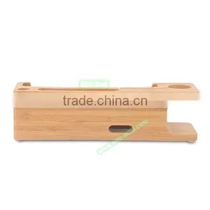 2016 Charging Stand for Apple Watch and for IPhone, for Apple Watch Holder Wood Multifunctional thumbnail-3