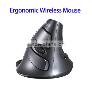 Shenzhen Factory OEM Delux M618 Wireless Vertical Ergonomic Mouse, USB Upright Laser Comfort Mice Quality Choice thumbnail-1