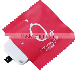 Cheapest 800mAh 1000mAh Mini Disposable Power Bank For IPhone Android Phone Charger thumbnail-5