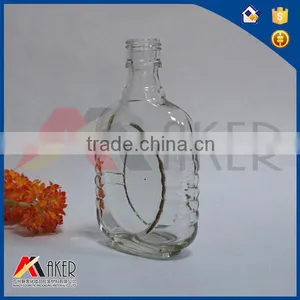 750ml Heart Shape Borosilicate Art Wine Glass Bottles thumbnail-2