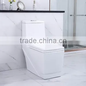 YL-1048 Square Design S-trap Siphonic Flushing One Piece Toilet thumbnail-1