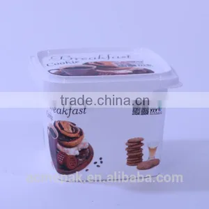 48oz IML Biscuits Ice Cream Cheese Box With Lid thumbnail-1