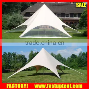 650gsm Pvc Fabric High Peak Stretch Star Shade Party Tent Quality Choice thumbnail-4