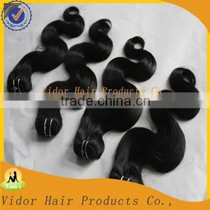 5A Grade Body Weave Double Drown Weft Raw Virgin Brazilian Hair thumbnail-1