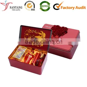New Endearing Metal Tin Butter Fly Wedding Candy Chocolate Packaging Box Supplier's Choice thumbnail-1