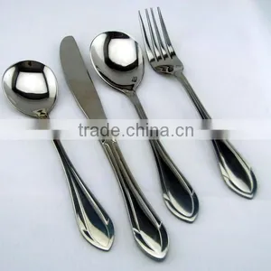 Factory Direct Qana Stainless Steel Cutlery Set With Mirror Polish thumbnail-2