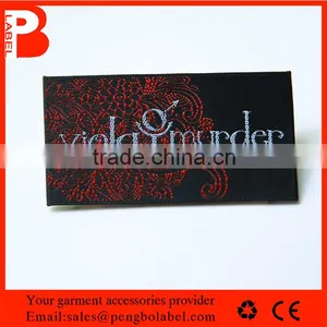 Custom Label for Clothing Cheap Woven Garment Labels thumbnail-2