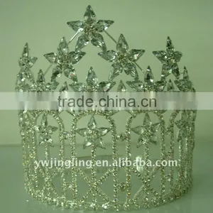 All Clear Crystal Diamond Queen Crown thumbnail-1