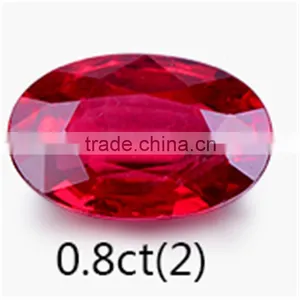 1ct Natural Pigeon Blood Gemstone Loose Stone Ring Face thumbnail-2