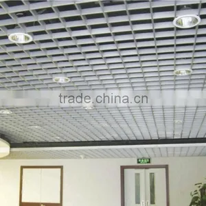 Factory Direct Sale White Aluminum Open Grid Ceiling, T Bar Matching Aluminum Suspended Ceiling Grid for Shopping Halls thumbnail-5