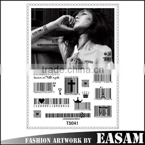 Wholesale Bar Code Design Arm Band Tattoo/body Tattoo Sticker/temporary Tattoo thumbnail-1