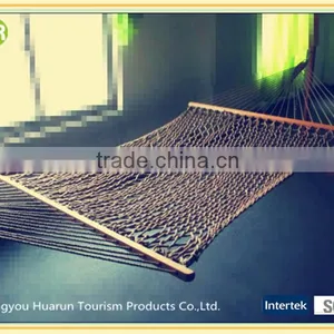 Outdoor Leisure Tan Rope Round Hammock thumbnail-1