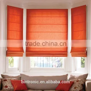 Bintronic Household Smart Product Roman Blind White Aluminum Ally Track With Electric Motor Taiwan thumbnail-5
