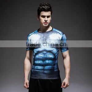 2015 New Design Compression Wear For Sports Compression Shirts thumbnail-2
